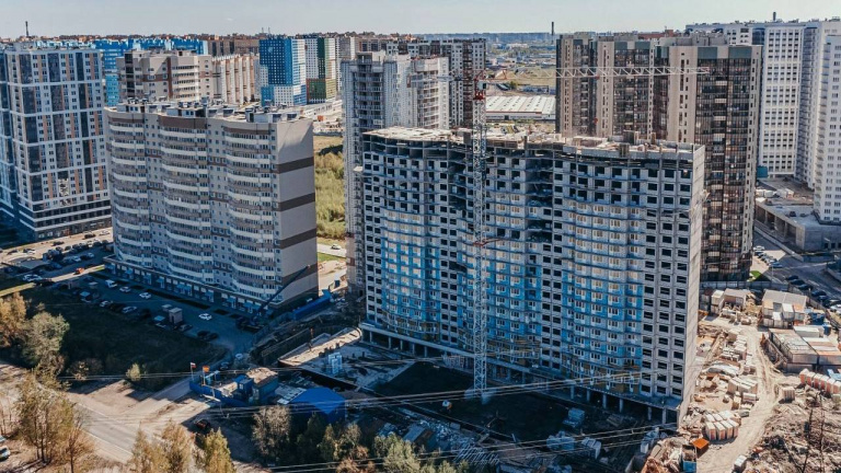 Более 160 тысяч «квадратов» жилья ввели в Петербурге в июле